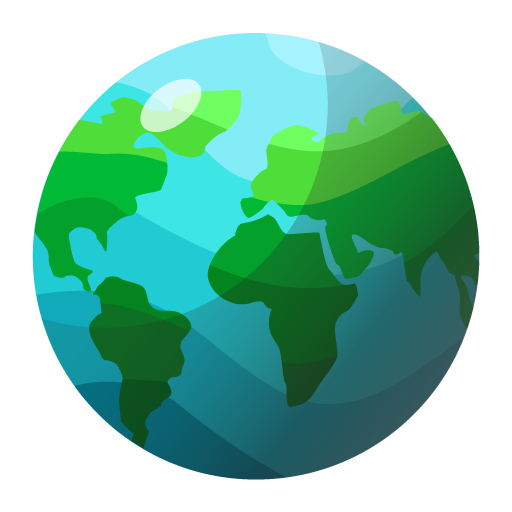 earth planet detailed realistic render with clouds and continents